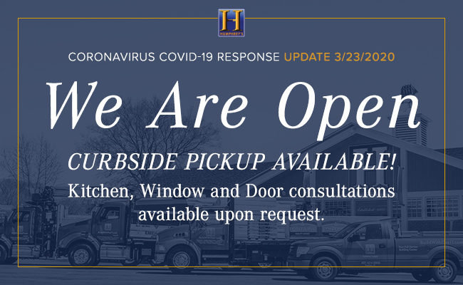 Humphrey’s is Open – Coronavirus Response