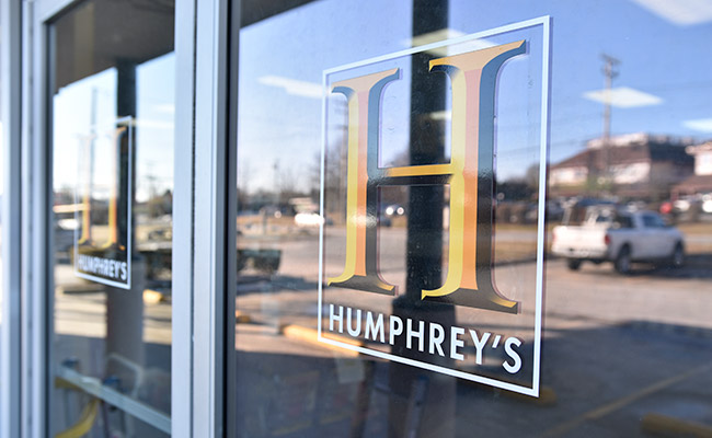 Humphrey's door logo